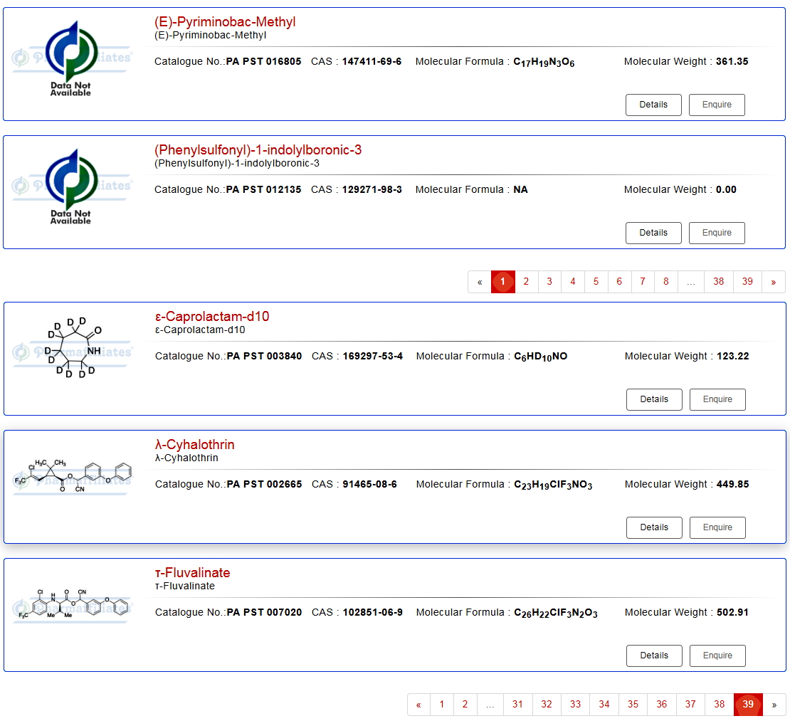 Pharmaceutical Ingredients